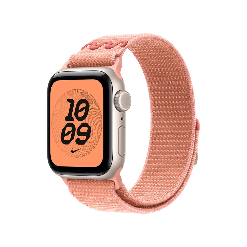 Apple Watch 10 46mm KRD-91 Hasır Kordon Strap Kayış Alpenglow Pink