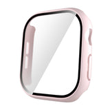 Apple Watch 10 46mm Sert PC Kasa ve Ekran Koruyucu Zore Watch Gard 35 Pembe