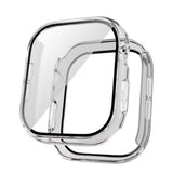 Apple Watch 10 46mm Sert PC Kasa ve Ekran Koruyucu Zore Watch Gard 35 Kırmızı