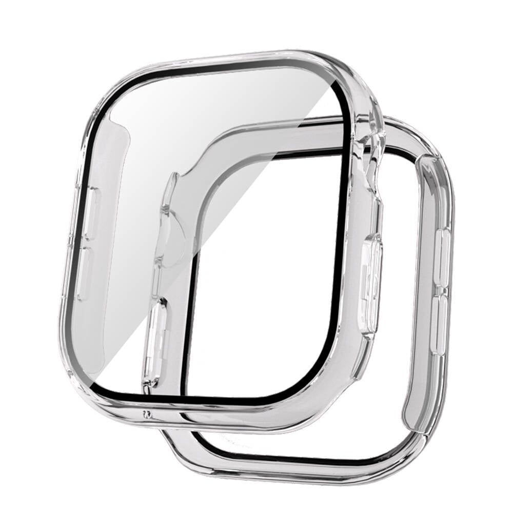 Apple Watch 10 46mm Sert PC Kasa ve Ekran Koruyucu Zore Watch Gard 35 Mor