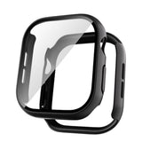 Apple Watch 10 46mm Sert PC Kasa ve Ekran Koruyucu Zore Watch Gard 35 Buz Mavisi