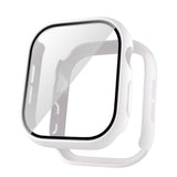 Apple Watch 10 46mm Sert PC Kasa ve Ekran Koruyucu Zore Watch Gard 35 Pembe Koyu