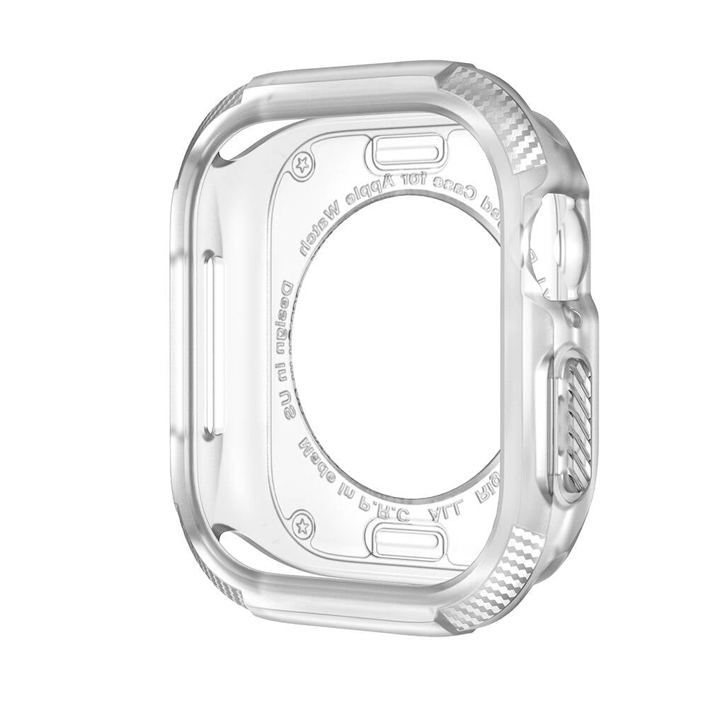 Apple Watch 10 46mm Silikon TPU Kasa Koruyucu Zore Watch Gard 17 Siyah
