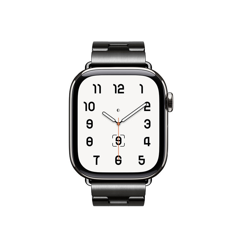 Apple Watch 10 46mm Zore KRD-125 Metal Kordon Strap Kayış Gümüş