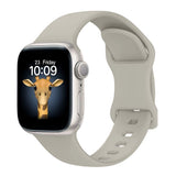 Apple Watch 10 46mm Zore KRD-131 Silikon Kordon Strap Kayış Stone