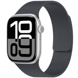 Apple Watch 10 46mm Zore KRD-136 Kabartma Desenli Silikon Kordon Gri