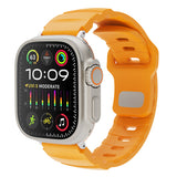 Apple Watch 10 46mm Zore KRD-143 Silikon Kordon Turuncu