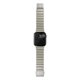 Apple Watch 10 46mm Zore KRD-149 Metal Silikon Kordon Siyah