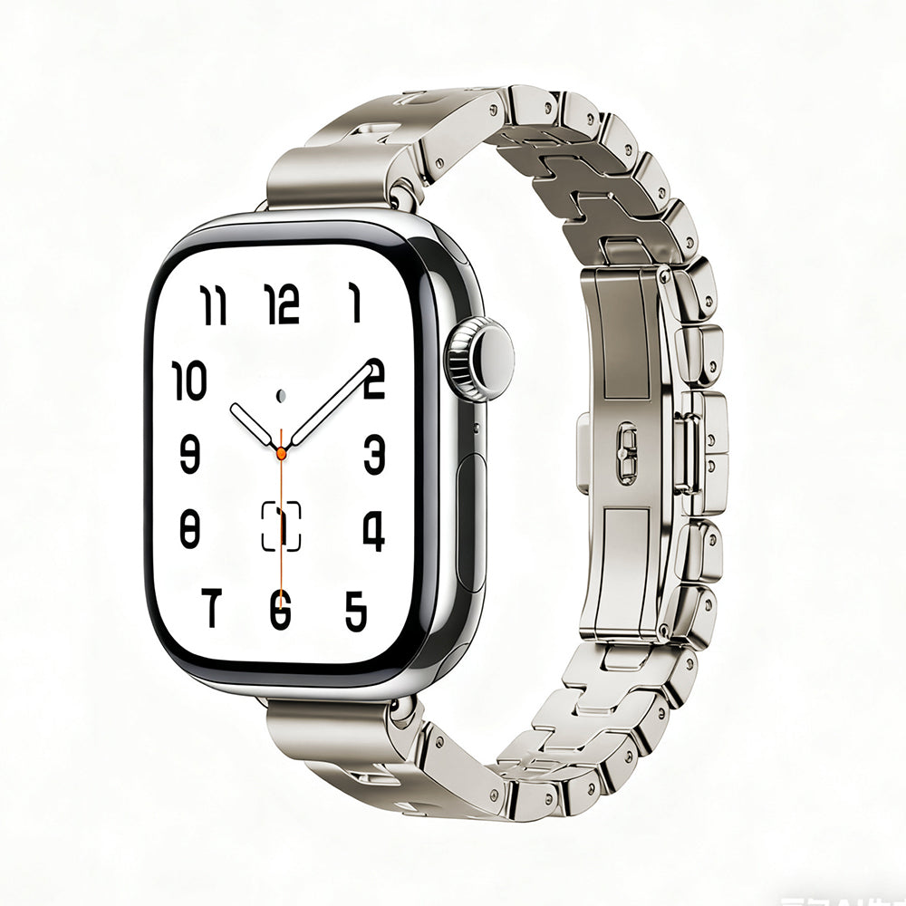 Apple Watch 10 46mm Zore KRD-150 Metal Kordon Starlight