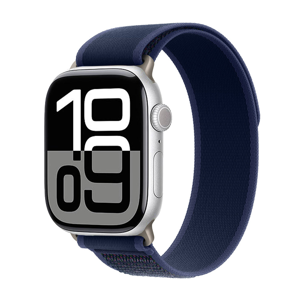 Apple Watch 10 46mm Zore KRD-77 Hasır Kordon Siyah