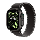 Apple Watch 10 46mm Zore KRD-77 Hasır Kordon Charcoal