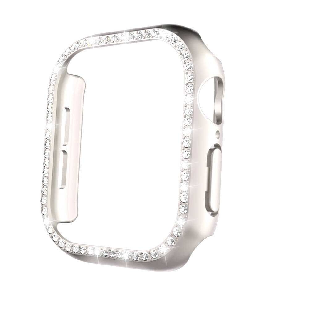Apple Watch 10 46mm Zore Watch Gard 05 Sert PC Koruyucu Rose Gold