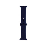 Apple Watch 38mm Band Serisi Klasik Kordon Silikon Strap Kayış Midnight Blue