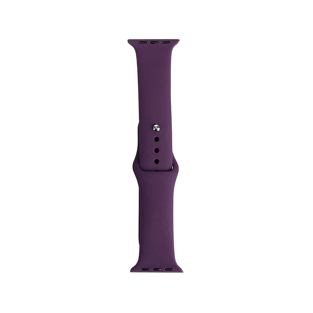 Apple Watch 38mm Band Serisi Klasik Kordon Silikon Strap Kayış Scarlet
