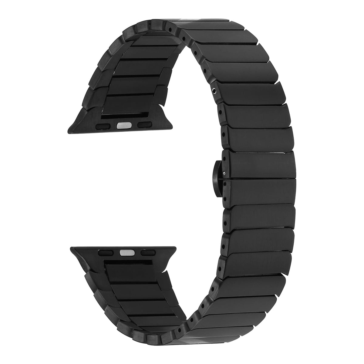 Apple Watch 38mm Kordon KRD-79 Metal Strap Kayış Gri