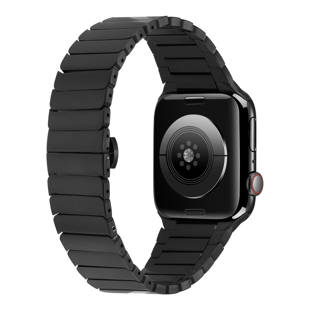Apple Watch 38mm Kordon KRD-79 Metal Strap Kayış Gri