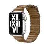 Apple Watch 38mm KRD-09 Deri Lop Kordon Kahverengi