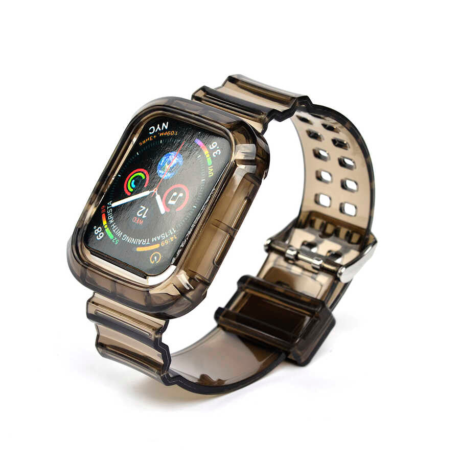 Apple Watch 38mm KRD-27 Silikon Kordon Pembe