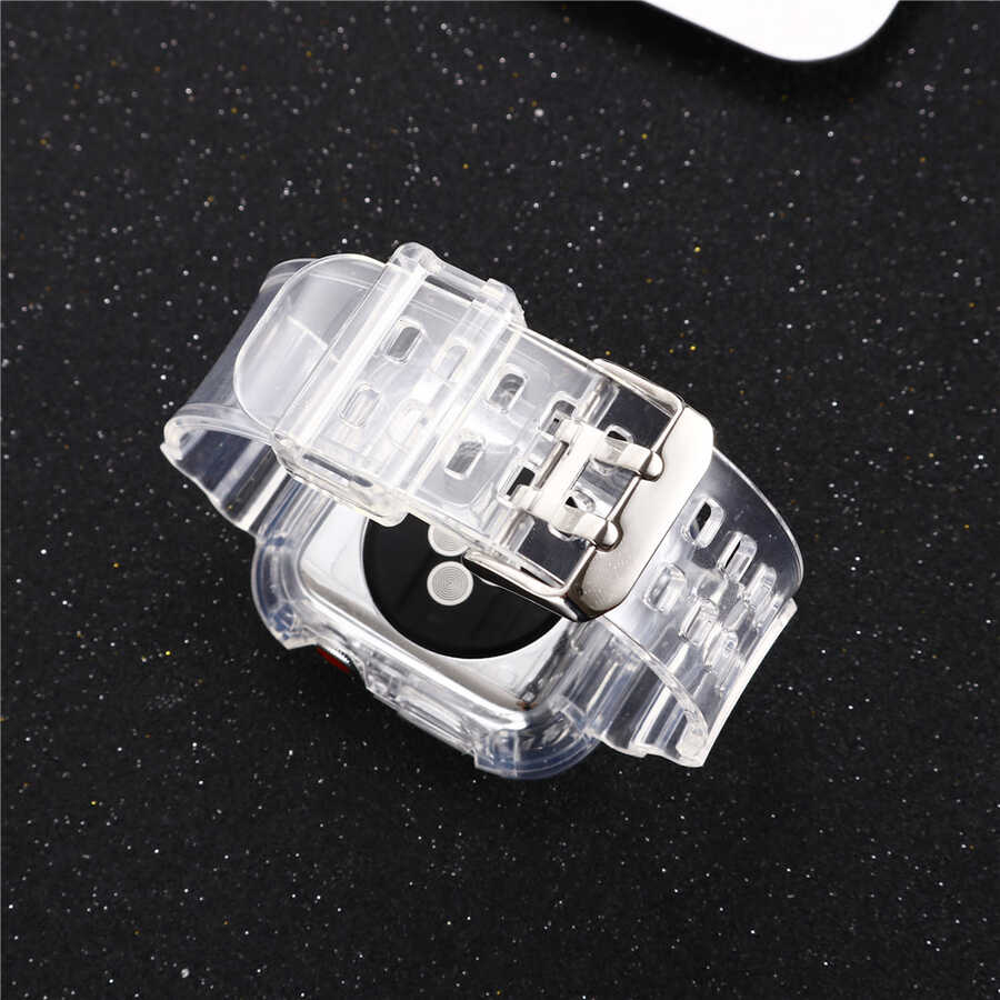 Apple Watch 38mm KRD-27 Silikon Kordon Siyah