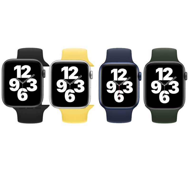 Apple Watch 38mm KRD-31 Solo Loop Medium Kordon Pembe