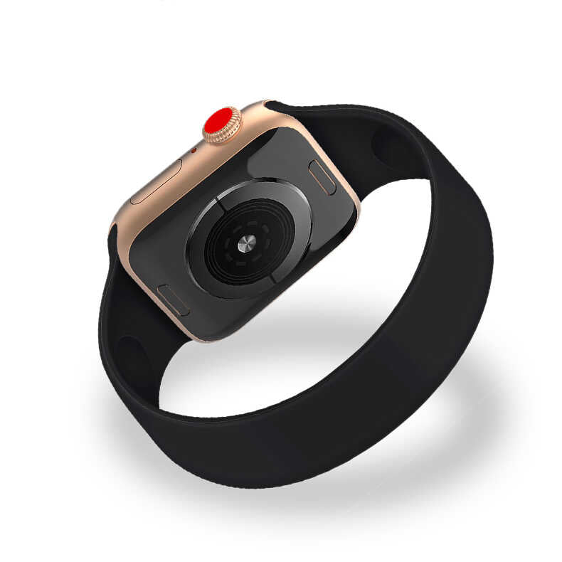 Apple Watch 38mm KRD-31 Solo Loop Medium Kordon Pembe
