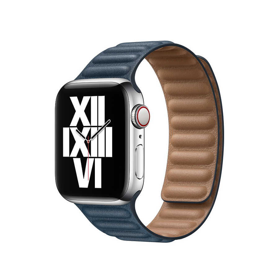 Apple Watch 38mm KRD-34 Deri Kordon Açık Yeşil