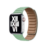 Apple Watch 38mm KRD-34 Deri Kordon Açık Yeşil