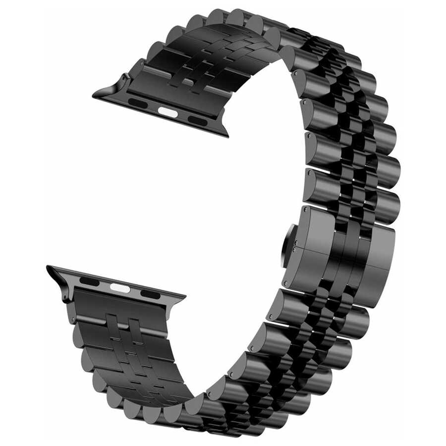 Apple Watch 38mm KRD-36 Metal Kordon Siyah