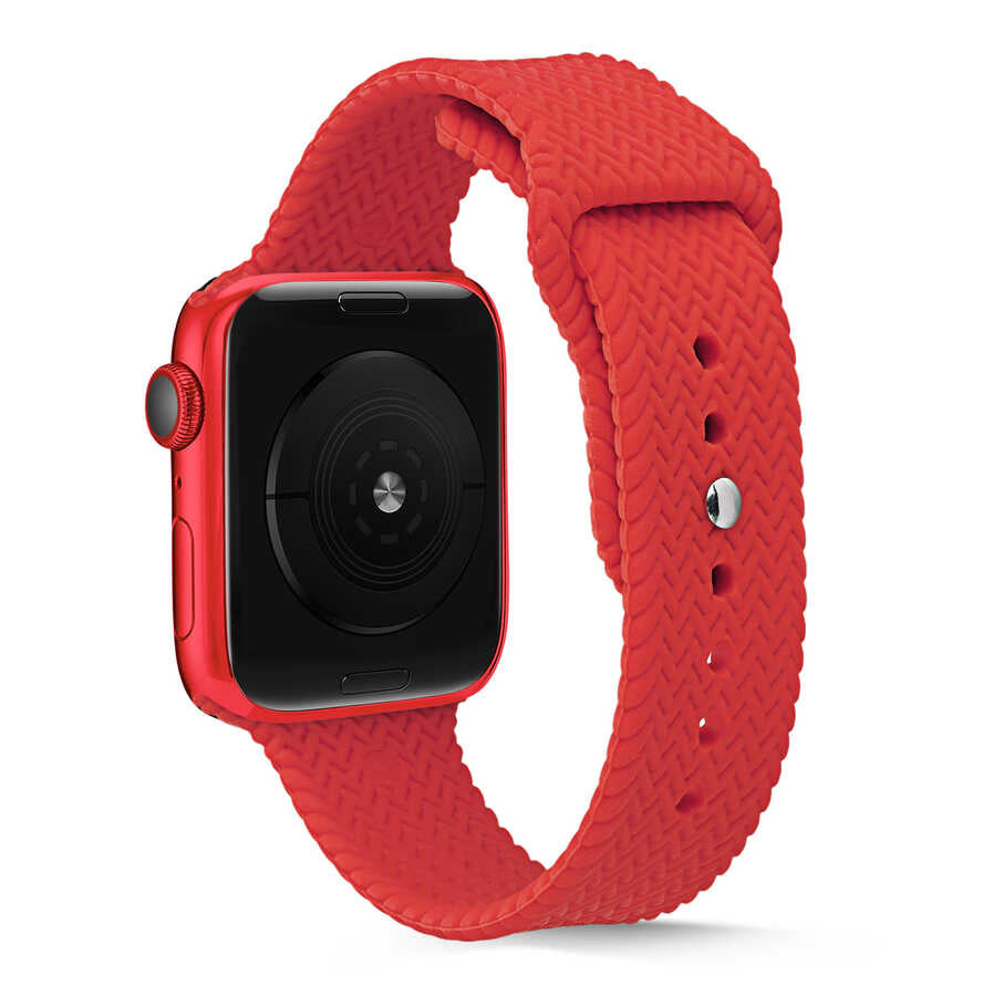 Apple Watch 38mm KRD-37 Silikon Kordon Lacivert