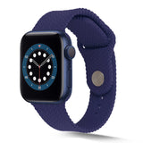 Apple Watch 38mm KRD-37 Silikon Kordon Lacivert