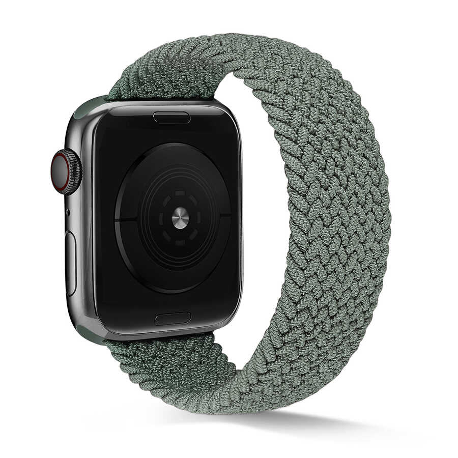 Apple Watch 38mm KRD-38 Small Kordon Koyu Yeşil