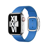 Apple Watch 38mm KRD-42 Deri Kordon Mavi