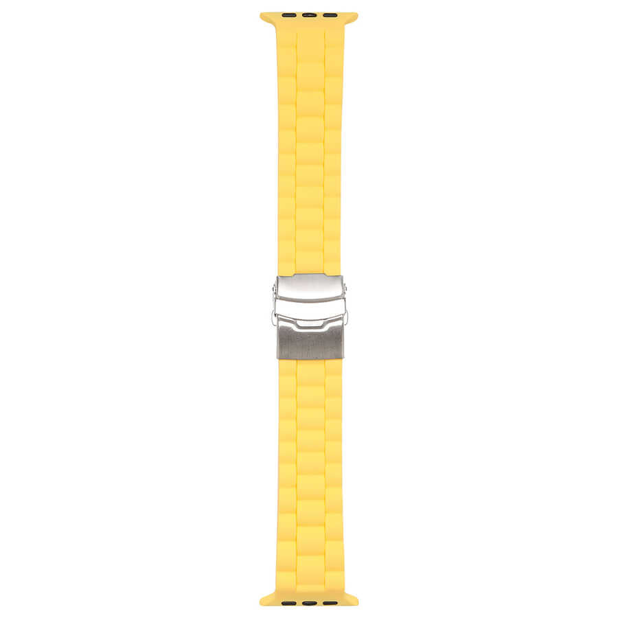 Apple Watch 38mm KRD-72 Silikon Kordon Açık Yeşil