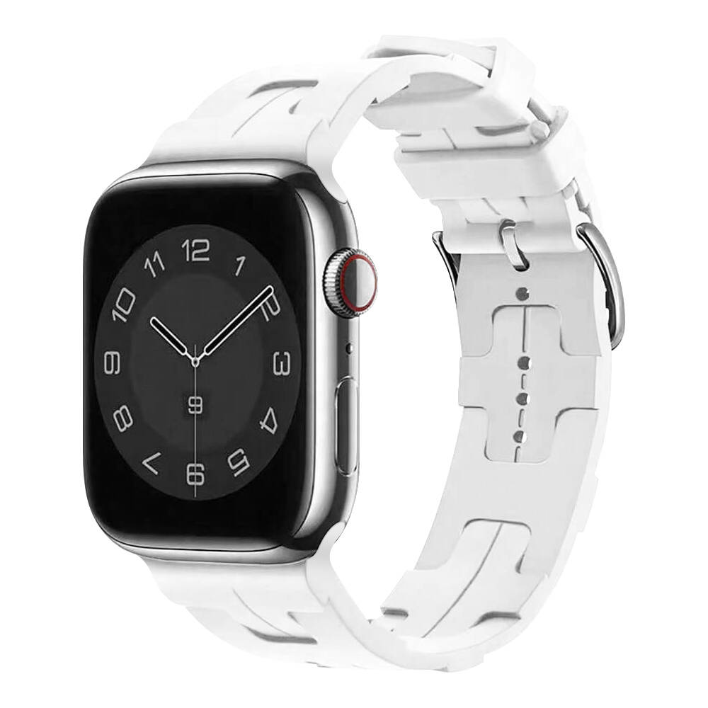 Apple Watch 38mm KRD-92 Silikon Kordon Beyaz