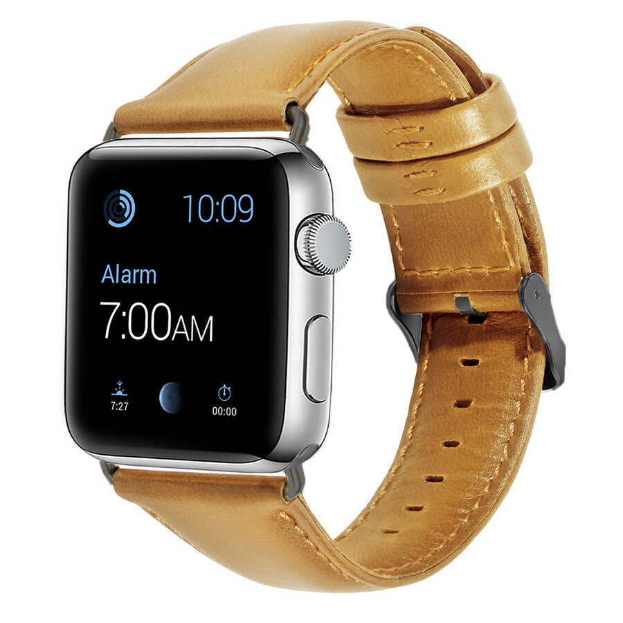 Apple Watch 38mm Luxury Leather Deri Kordon NO3