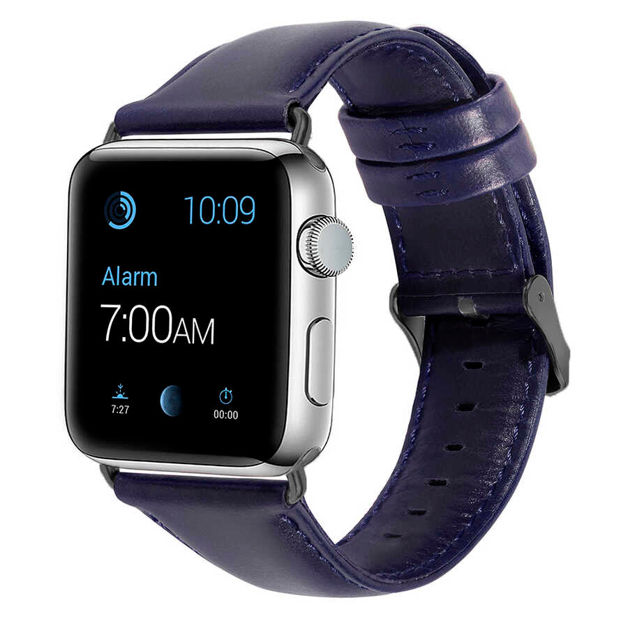 Apple Watch 38mm Luxury Leather Deri Kordon NO5