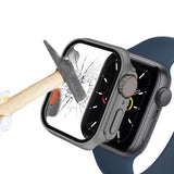 Apple Watch 38mm - Watch Ultra 49mm Kasa Dönüştürücü ve Ekran Koruyucu Zore Watch Gard 26 Gri