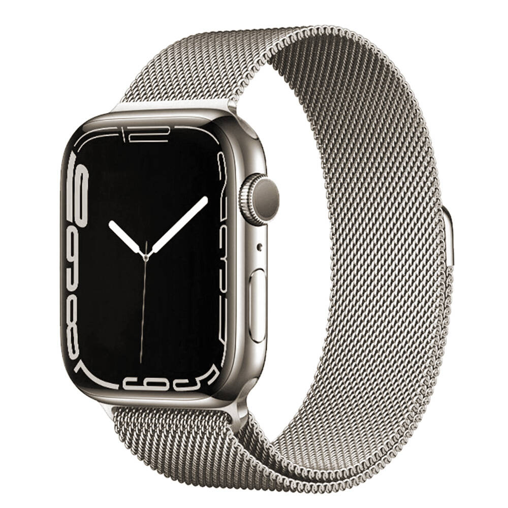 Apple Watch 38mm Zore Band-01 Metal Kordon Gümüş