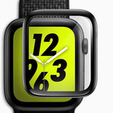 Apple Watch 38mm Zore Full Yapışkanlı Cam Ekran Koruyucu Siyah