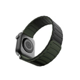 Apple Watch 38mm Zore KRD-122 Silikon Kordon Strap Kayış Siyah-Yeşil