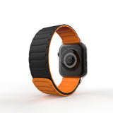 Apple Watch 38mm Zore KRD-122 Silikon Kordon Strap Kayış Siyah-Yeşil
