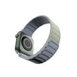 Apple Watch 38mm Zore KRD-122 Silikon Kordon Strap Kayış Siyah-Yeşil