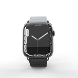 Apple Watch 38mm Zore KRD-122 Silikon Kordon Strap Kayış Siyah-Yeşil