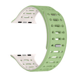 Apple Watch 38mm Zore KRD-124 Silikon Kordon Strap Kayış Siyah-Turuncu