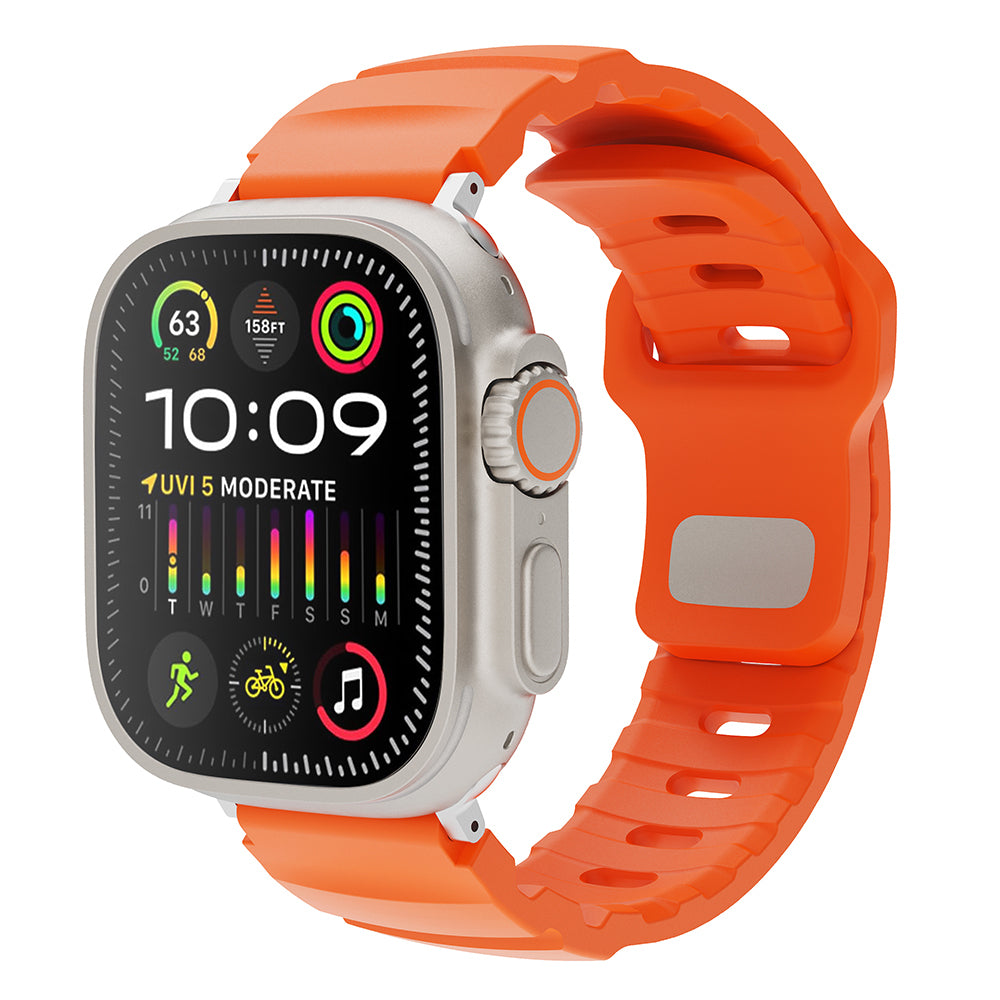 Apple Watch 38mm Zore KRD-143 Silikon Kordon Turuncu