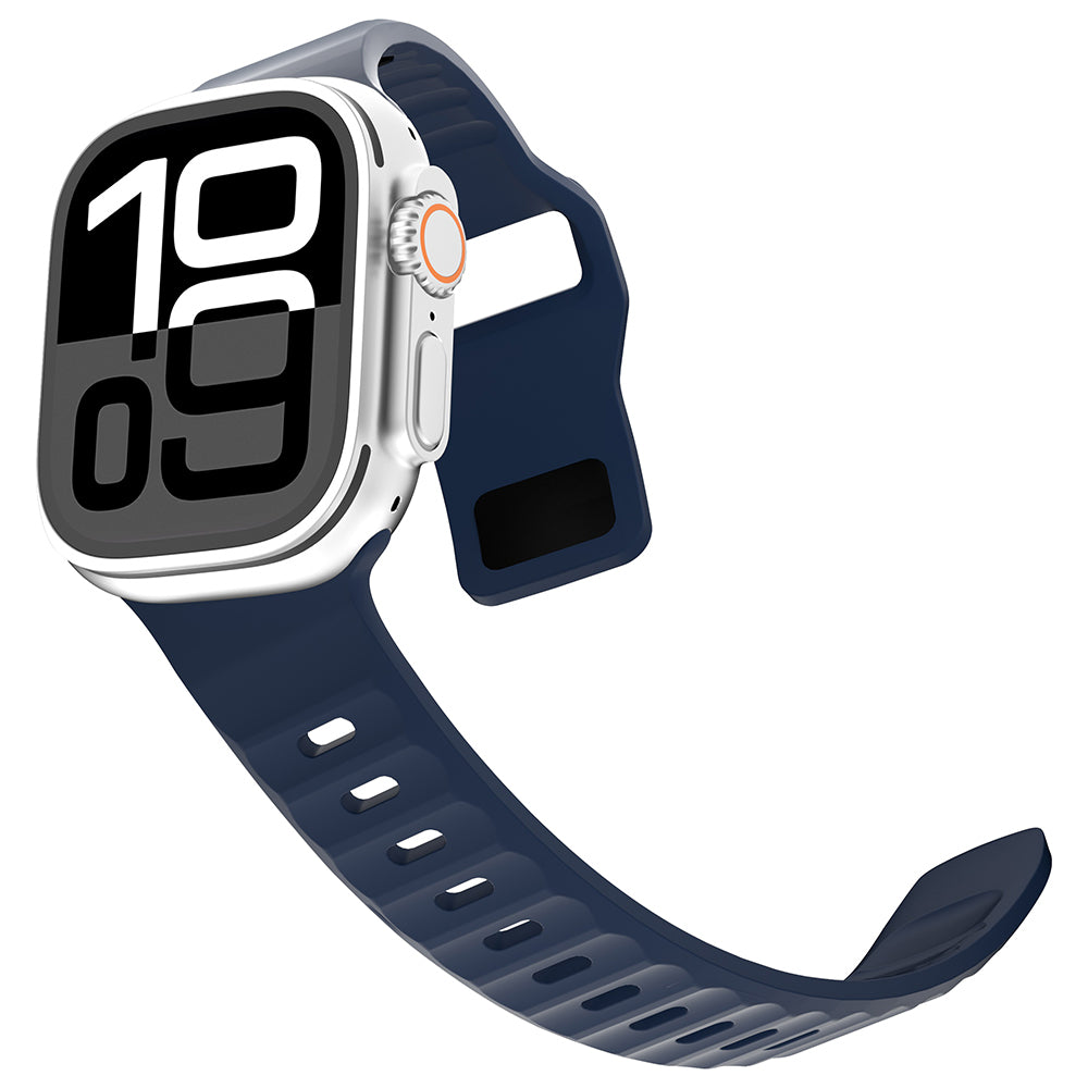 Apple Watch 38mm Zore KRD-160 Silikon Kordon Strap Kayış Lacivert