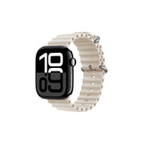 Apple Watch 38mm Zore KRD-75 Silikon Kordon Krem