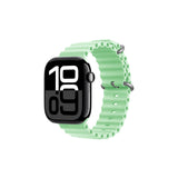 Apple Watch 38mm Zore KRD-75 Silikon Kordon Açık Yeşil