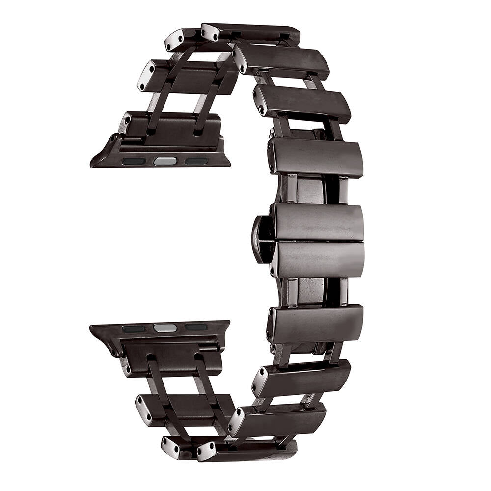 Apple Watch 38mm Zore KRD-96 Metal Kordon Siyah