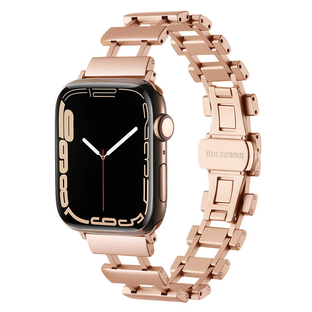 Apple Watch 38mm Zore KRD-96 Metal Kordon Siyah